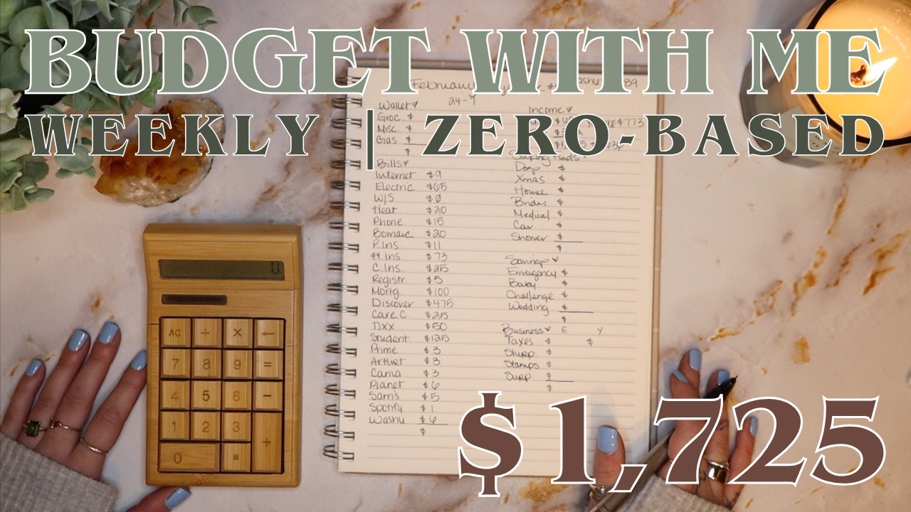 How I Budget My Weekly Paychecks! | $1,725 Zero-Based End-Of-Month Budget | 26 Year Old Budgets
