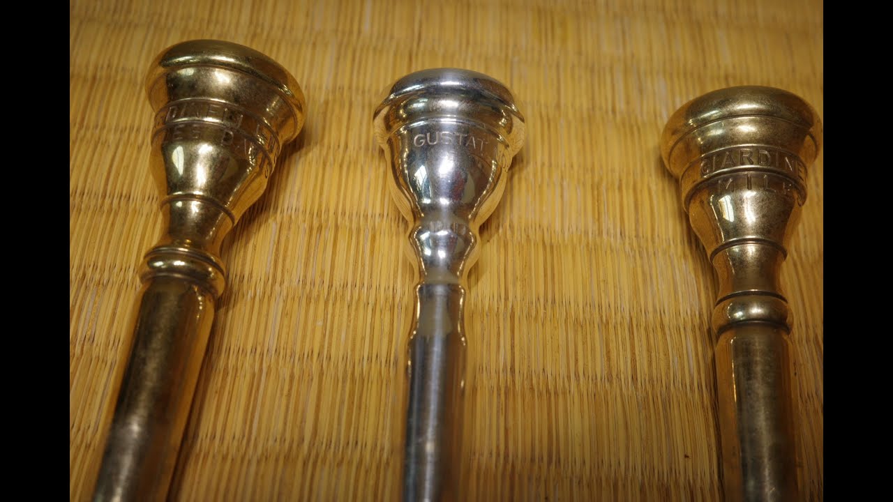 マイルスデイビス モデル !? と言われているGustat No.2 を他のMiles Davis model マウスピースと比較してみた。ジャズトランペット　ワンポイントレッスン　其の百七十二