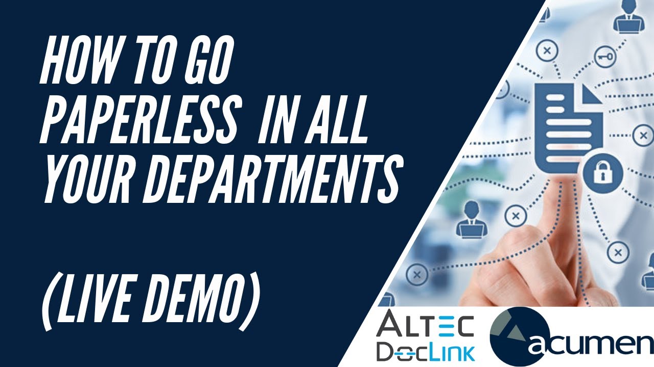 How to Go Paperless in ALL Your Departments with Altec