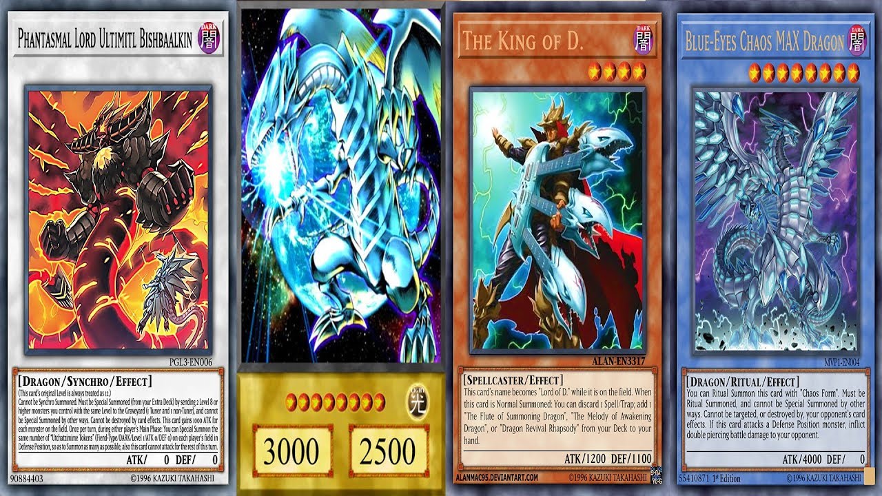 YGOPRO Links Phantasmal Lord Ultimitl Bishbaalkin The King of D  Blue Eyes Chaos MAX Dragon OTK 2018