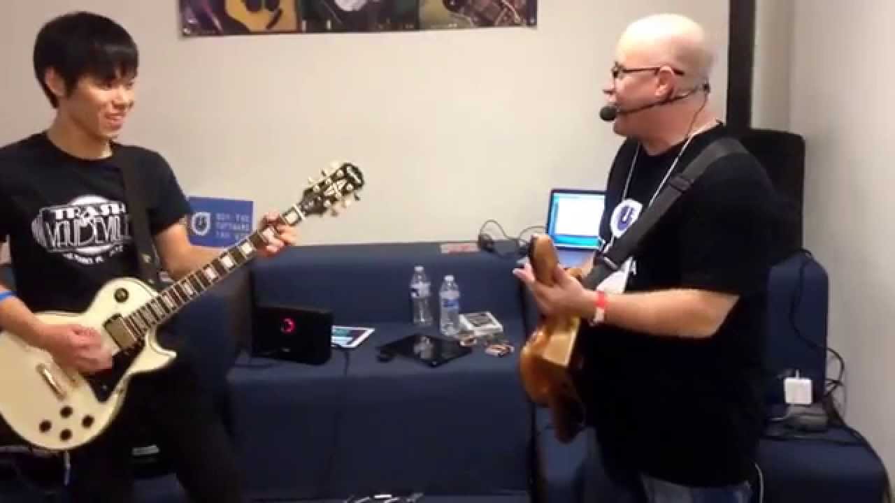 Keytar vs Les Paul: Back In Black IMSTA 2014