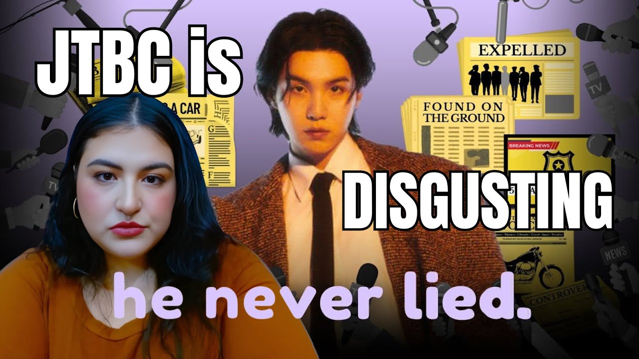 JTBC is DISGUSTING! | REACTING to south korea has a scandal problem | suga's 