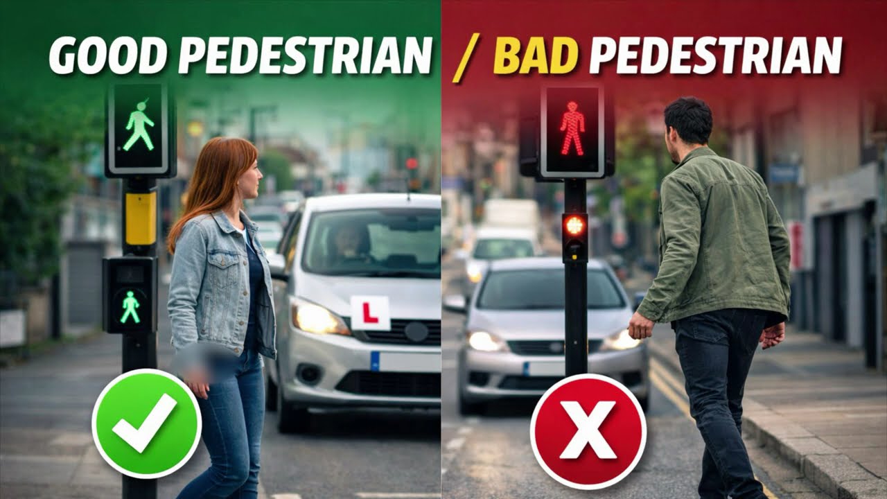 UK Driving Lesson: Pedestrian Hazards & Crossing Mistakes Every Learner Must Know