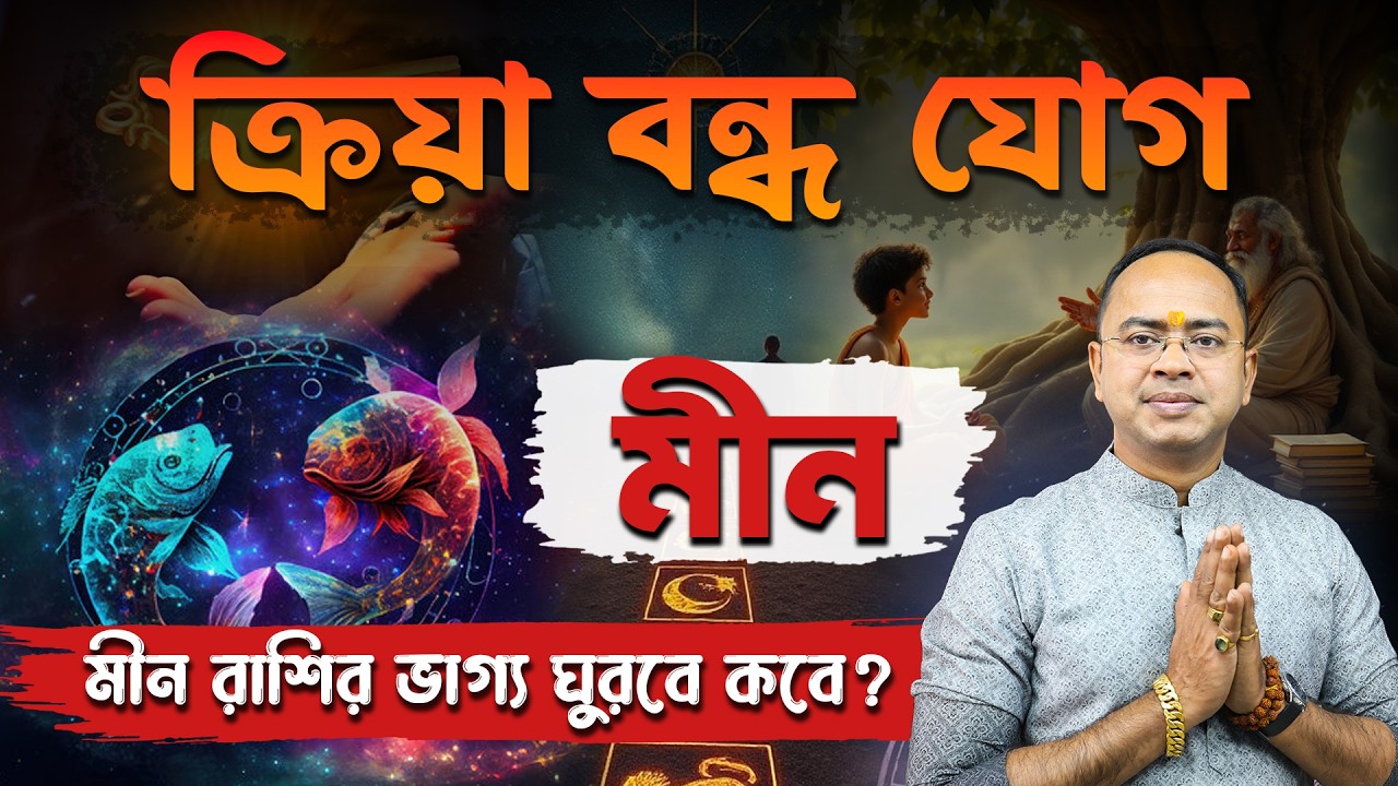 মীন রাশির ক্রিয়া বন্ধ যোগ ও তার শক্তিশালী প্রতিকার | Pisces Kriya Bandha Yog | Santanu Dey
