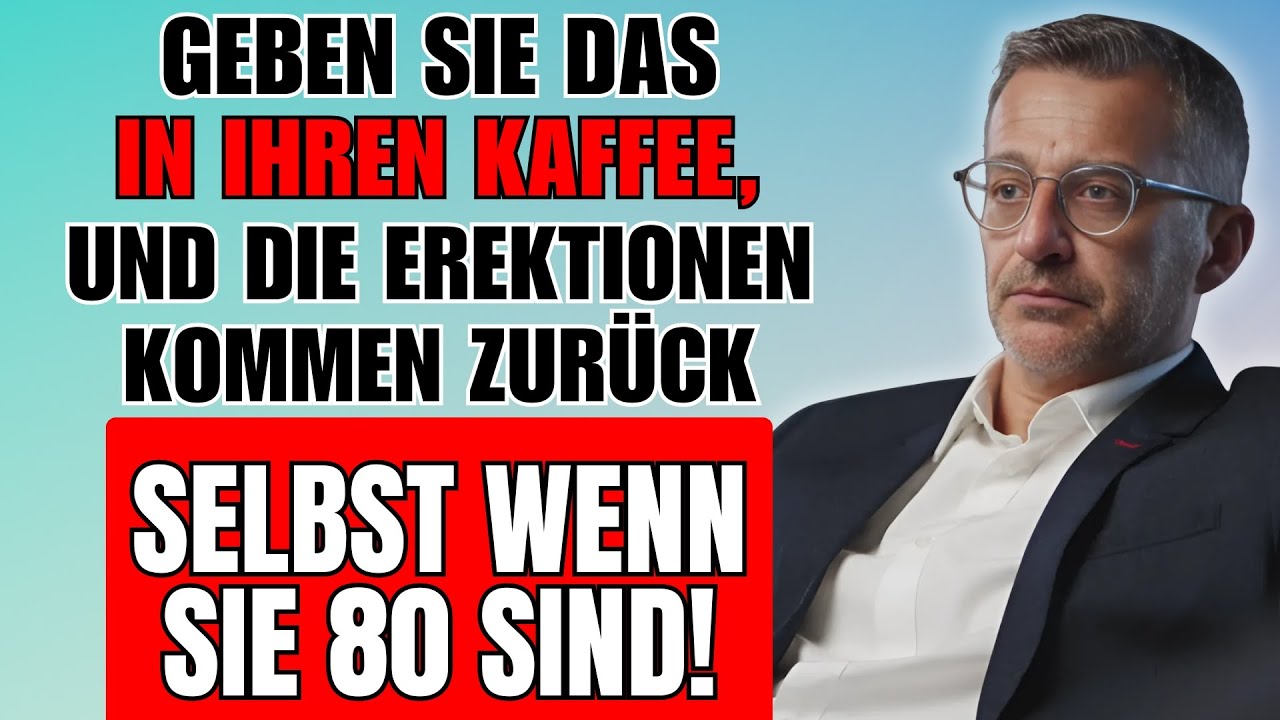 Urologe erklärt: 5 Kaffeezutaten für stärkere Erektionen (Geben Sie DAS in Ihren Kaffee)