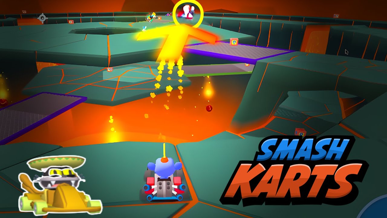 INSANE ACROSS-THE-MAP ROCKET SNIPE! 🚀 SmashKarts.io Highlights