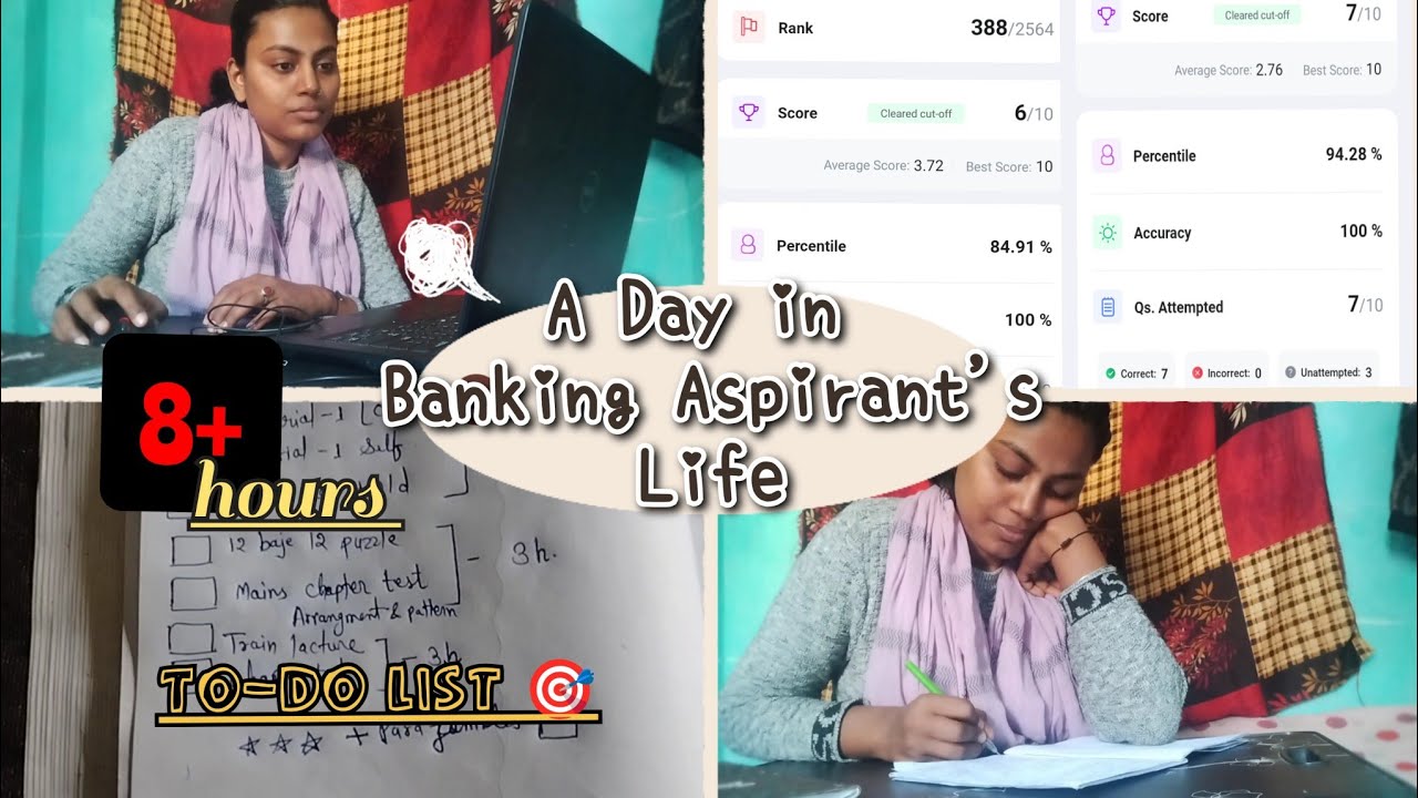 Target All Bank Exams 2026🎯8 hrs honest Study session with me🌼