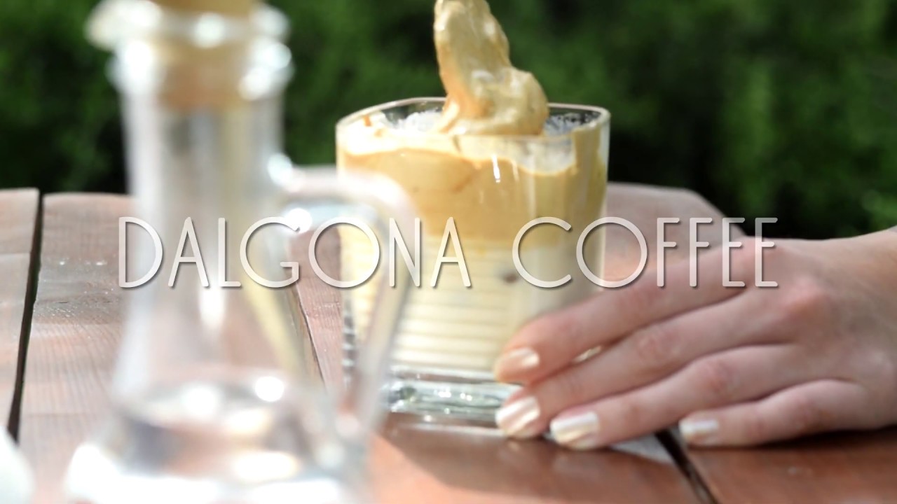 Корейский кофе Дальгона / Dalgona coffee recipe (2020)