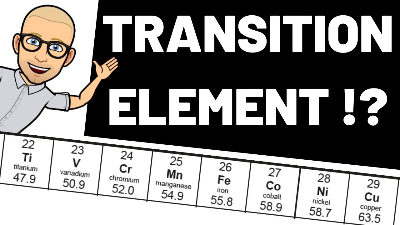 What is a transition element? Which d block elements are transition elements?