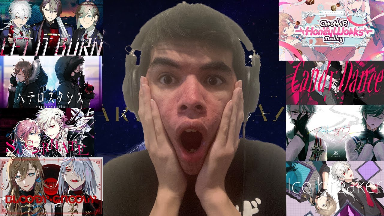 Reacting to Nijisanji JP Group ChroNoiR Original Songs & Covers