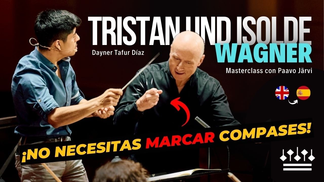 Masterclass de dirección de orquesta (CC: Español) - Paavo Järvi | Dayner Tafur-Díaz (Parte 1)