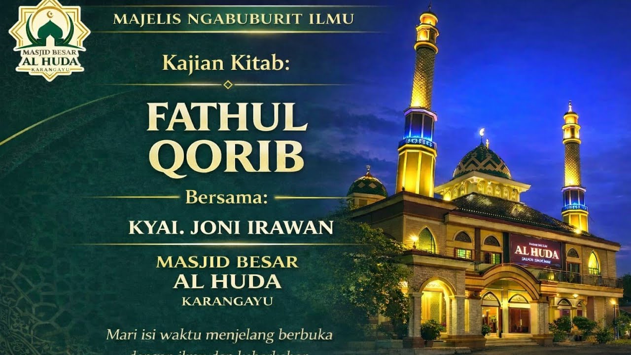 MASJID BESAR AL HUDA KARANGAYU sedang live sekarang!