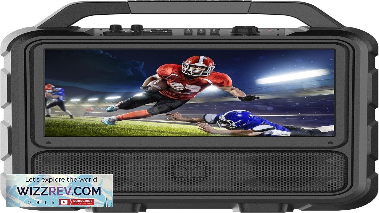 Monster Vision 2 Portable Entertainment System 15.6 1080p Display 60W Audio