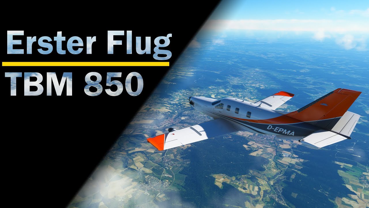 Blacksquare TBM 850 ✈ Erster Flug auf VATSIM ✈ Microsoft Flight Simulator 2020