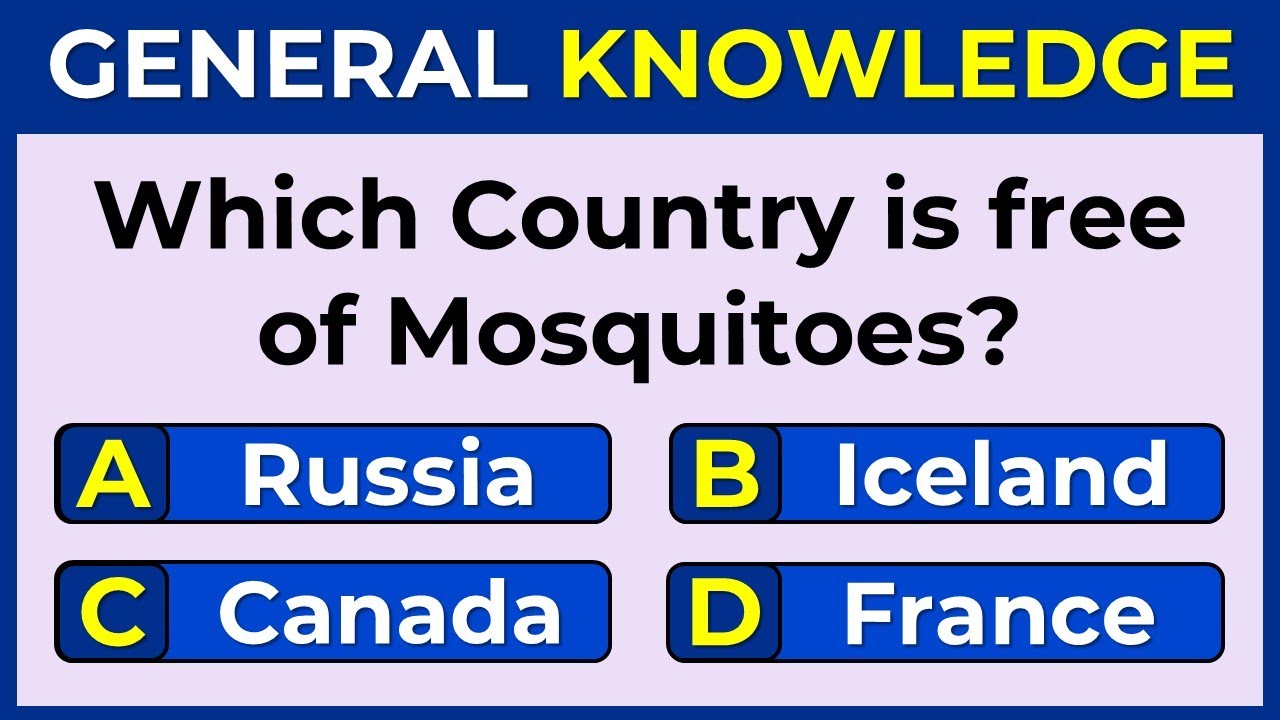 How Good Is Your General Knowledge? Only A Genius Can Score 100% #GK