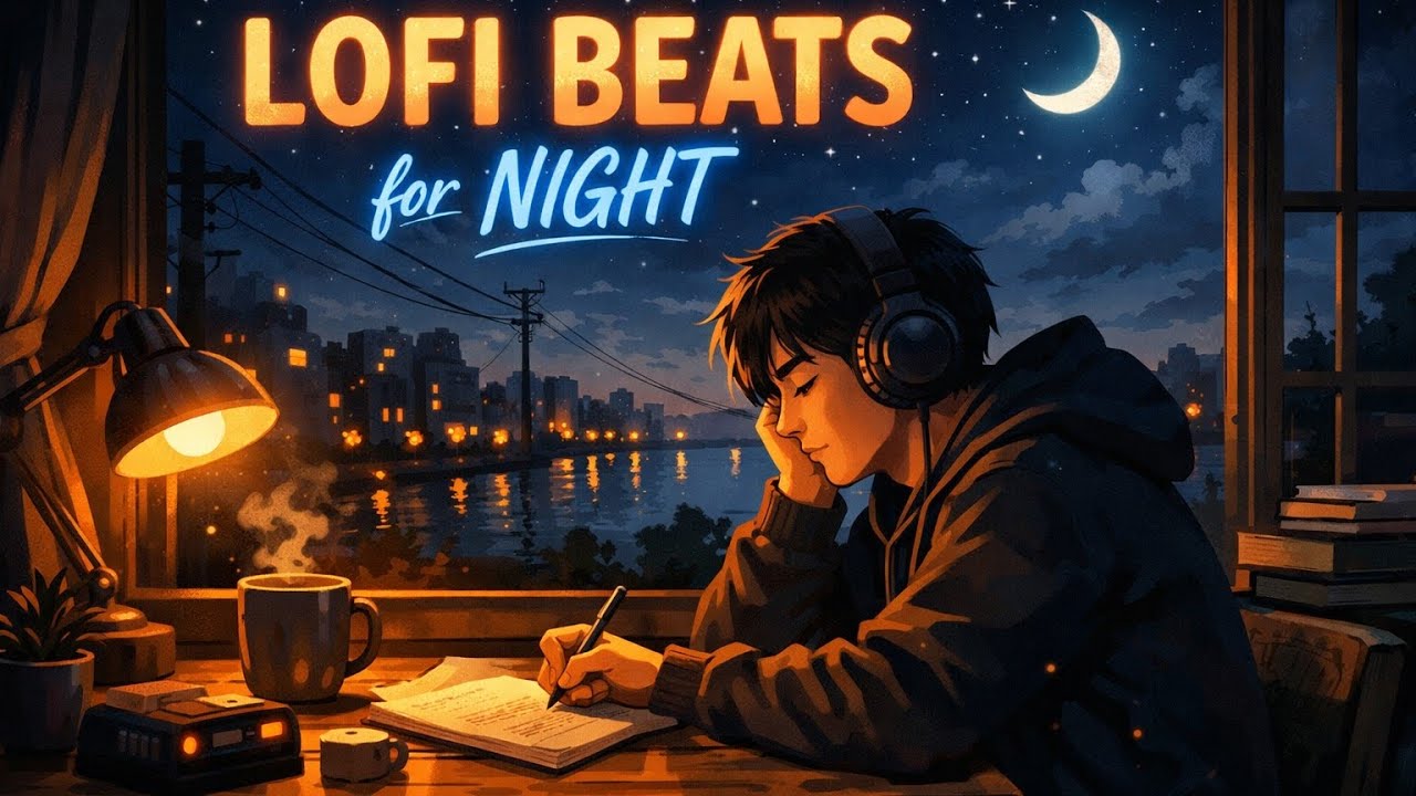 Night Lofi 🌙 Relax / Study / Sleep |  Chill Lofi Beats#song #lofi 