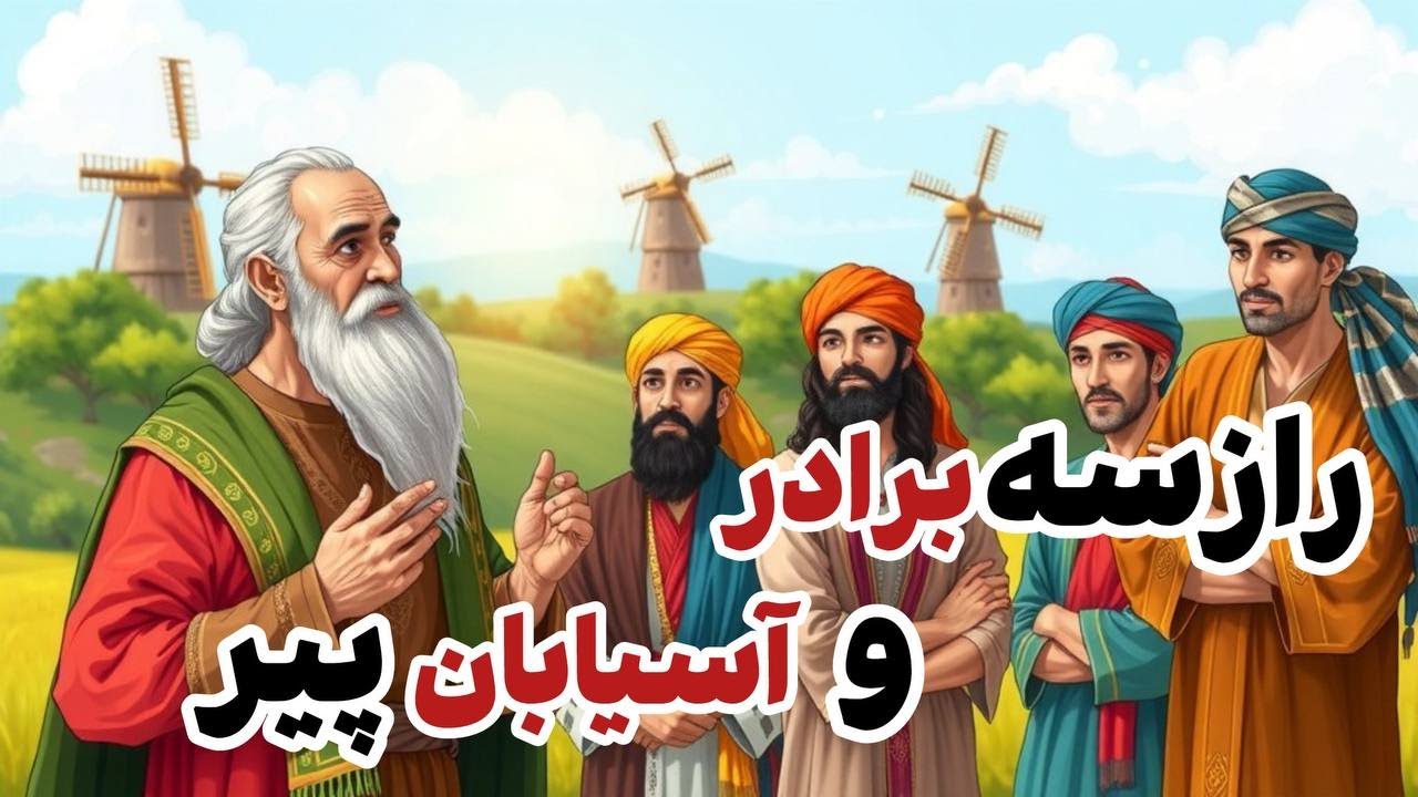 سه برادر وامتحان پدری که راز بی لیاقتی را فاش کرد🌟قصه های کهن وآموزنده🌟داستان فارسی