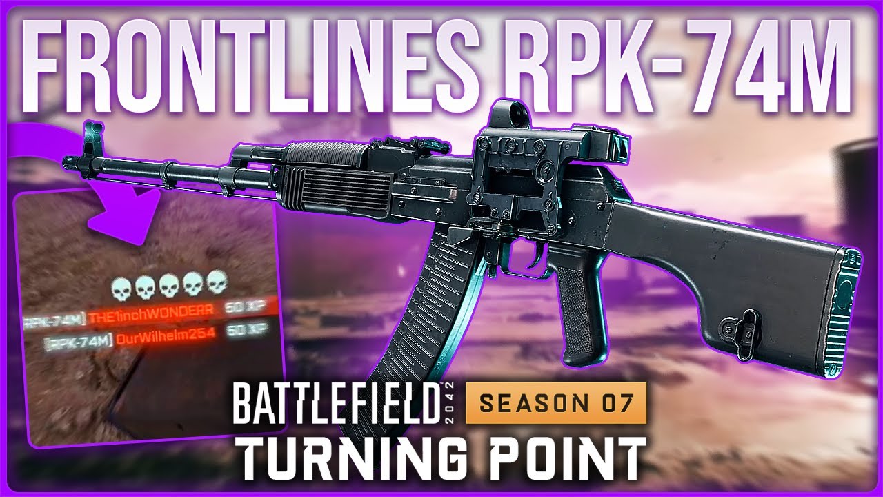 Dropping 100 Kills in Frontlines on Discarded with RPK IRONS - Battlefield 2042 Season 7