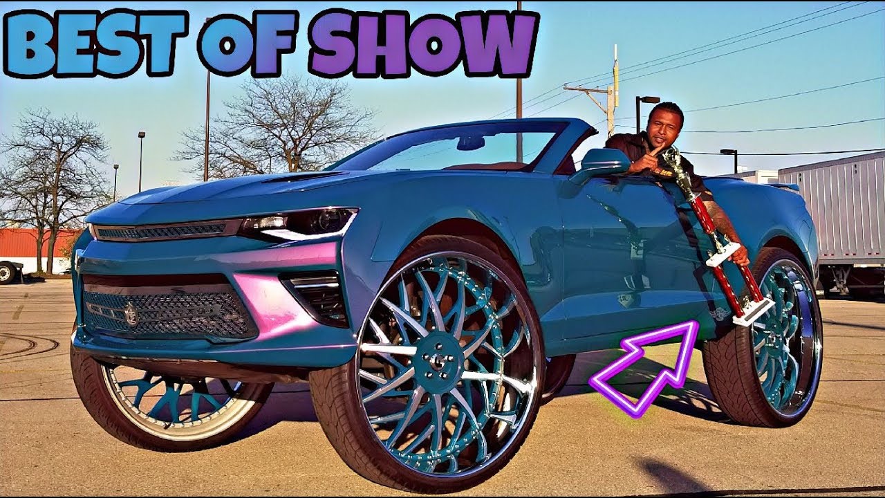 FIRST CARSHOW I TOOK BEST OF SHOW CAMARO ON 32S