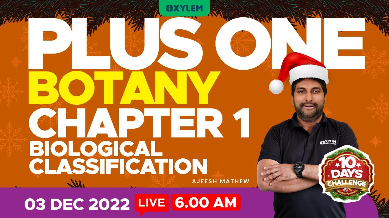 Plus one - Botany | Chapter 1 - Biological Classification  |  XYLEM +1 +2