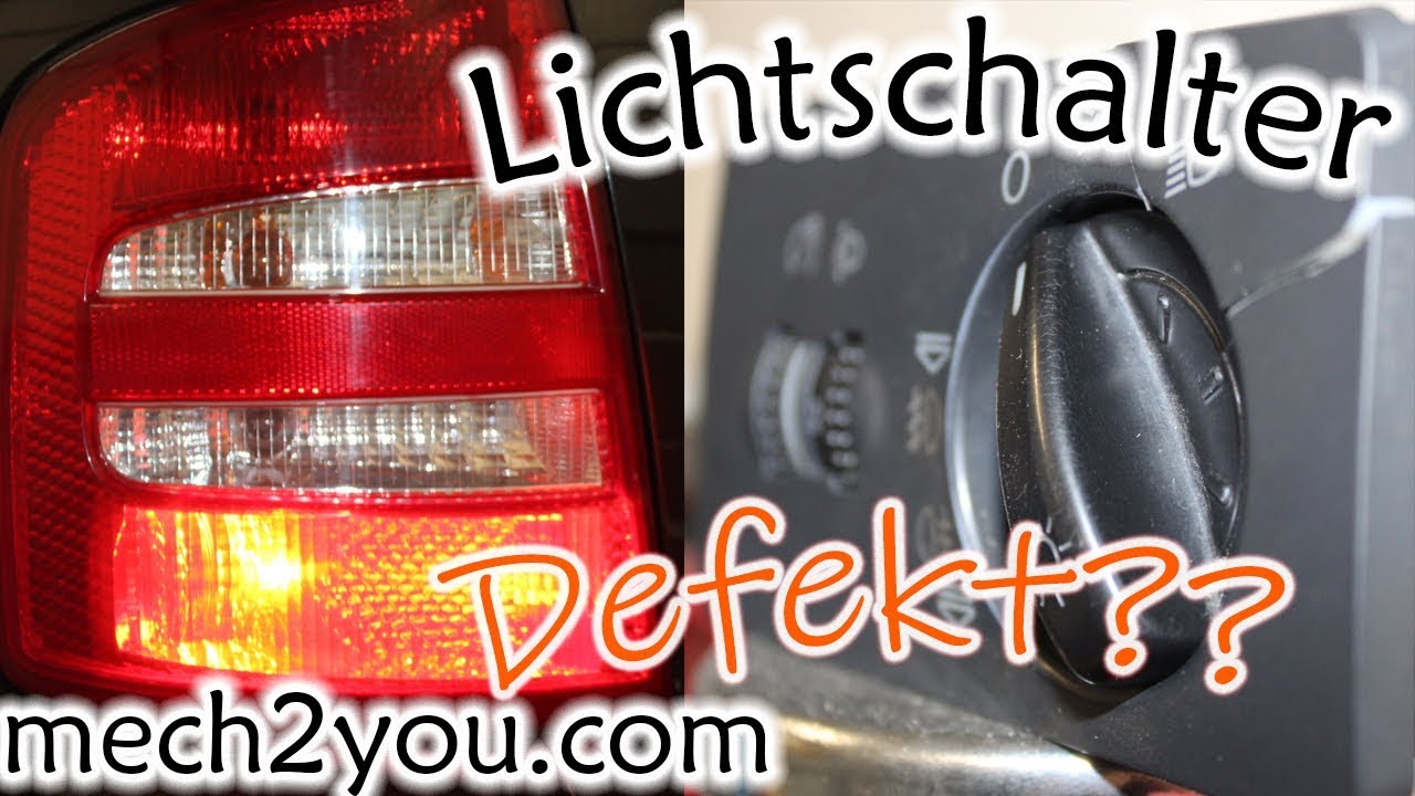 🛠️ Lichtschalter Auto defekt | Nebelschlussleuchte spinnt | DIY Auto