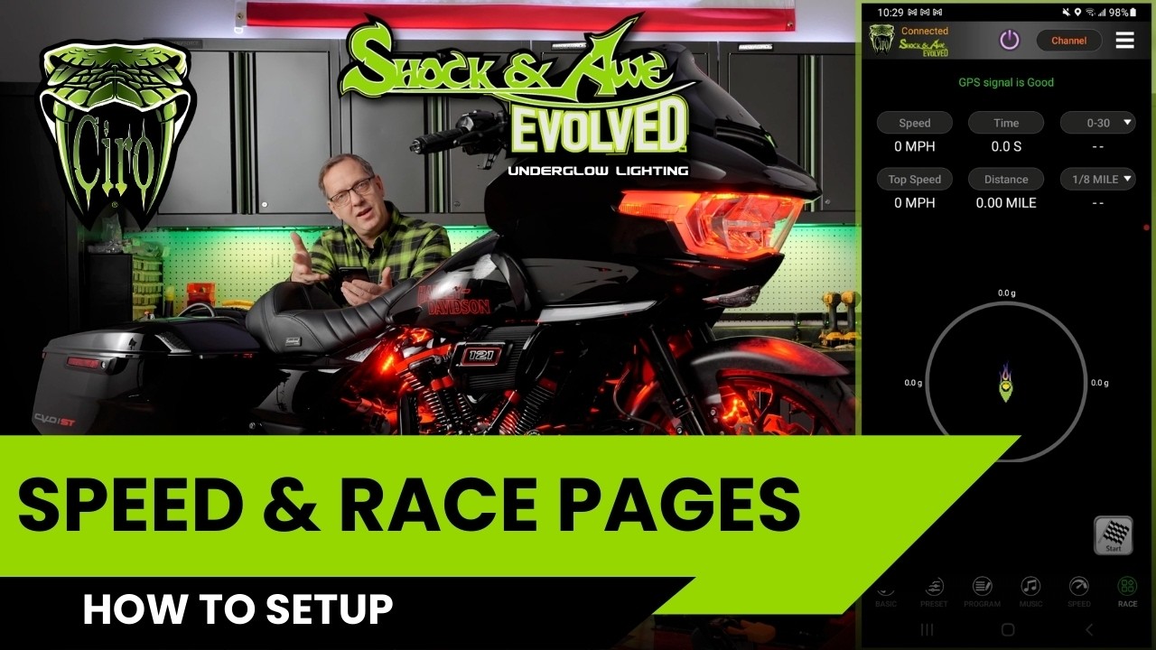 SPEED & RACE PAGES | How to Use Shock & Awe EVOLVED | Ciro
