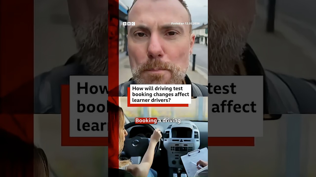 From 12 May there will be changes to how you book your driving test in Great Britain. #BBCNews