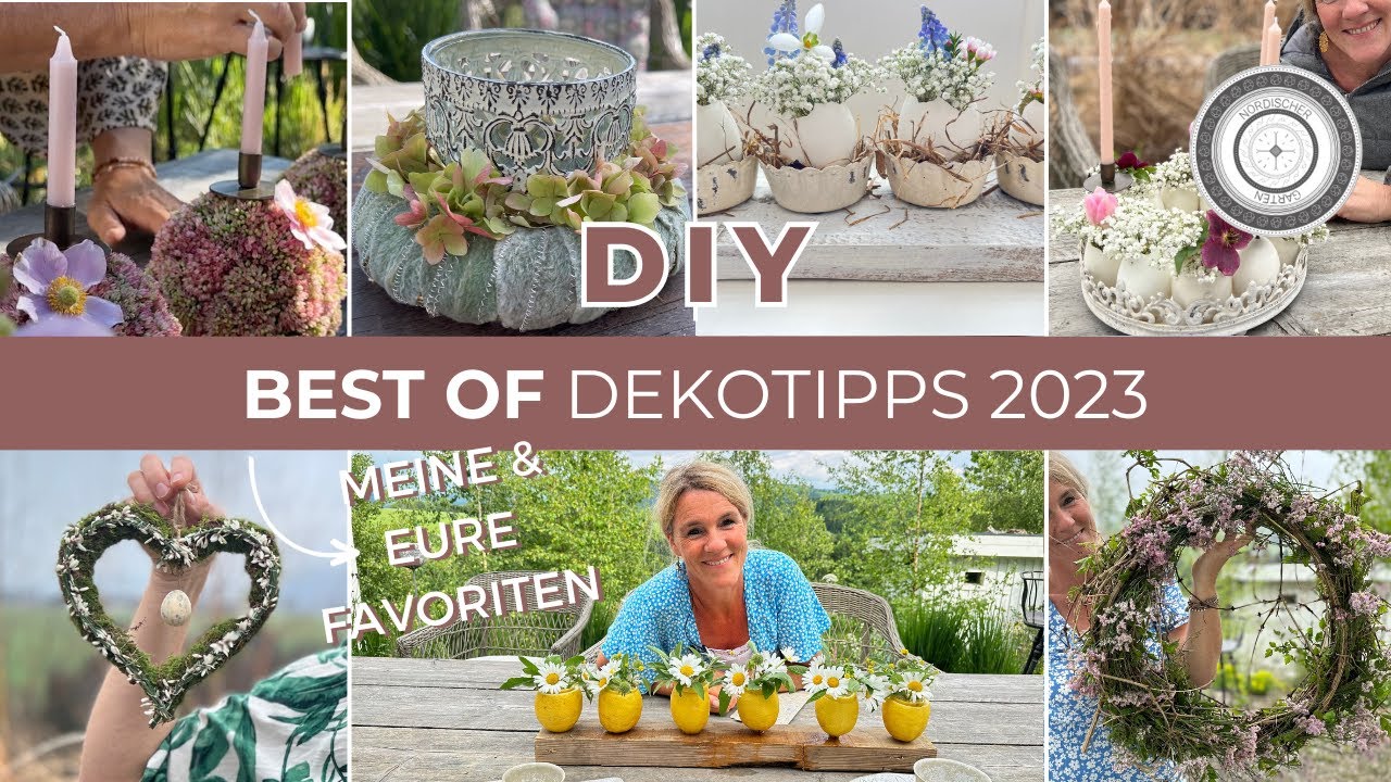 DIY - JAHRESRÜCKBLICK - EURE und MEINE BELIEBTESTEN DEKOTIPPS  und meine HIGHLIGHTS 2023