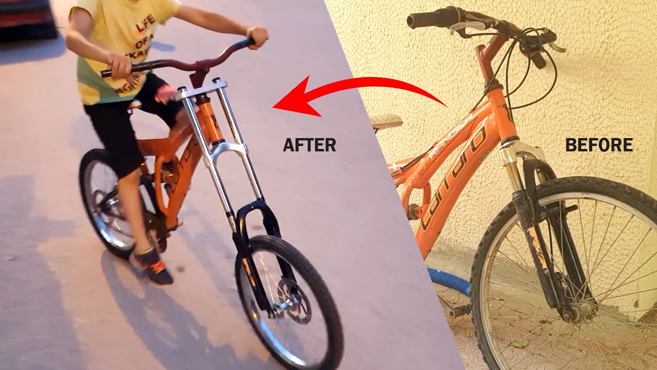 DIY Suspension Downhill Fork - Bisiklete Motosiklet Tarzı Ön Maşa Yaptım!