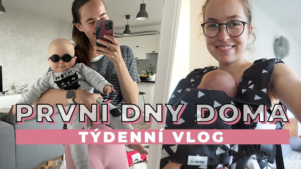 TÝDENNÍ VLOG #60| První dny doma s miminkem