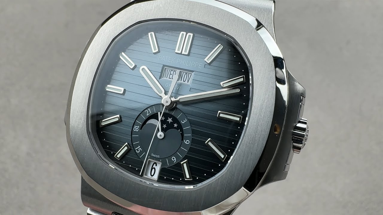 Patek Philippe Nautilus Annual Calendar Moonphase (5726/1A-014) &ndash; recenzja z pierwszej ręki