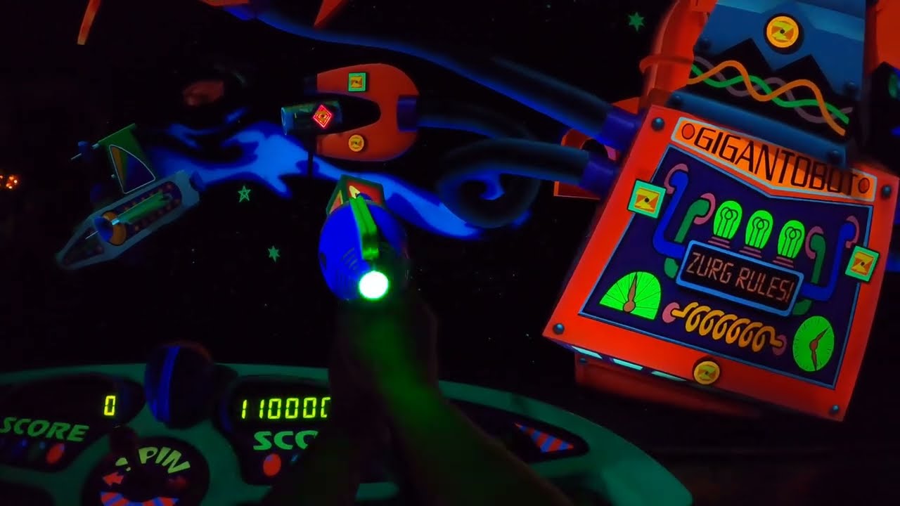 Best Buzz Lightyear Astro Blasters Disneyland strategy for over 1MM without stopping (see dscrption)