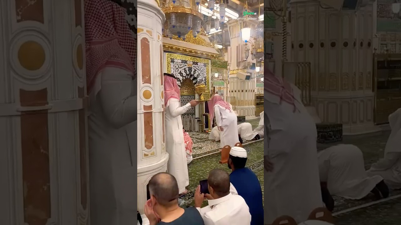 Madina with Family 🤍 | Performing Umrah with Children | GleeSIM Journey
