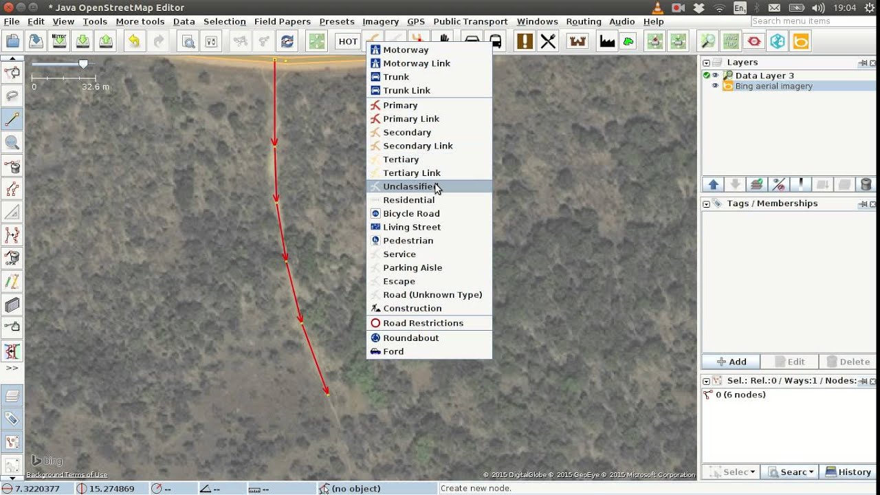 OSM Base Roads Check: crossing unclassified roads