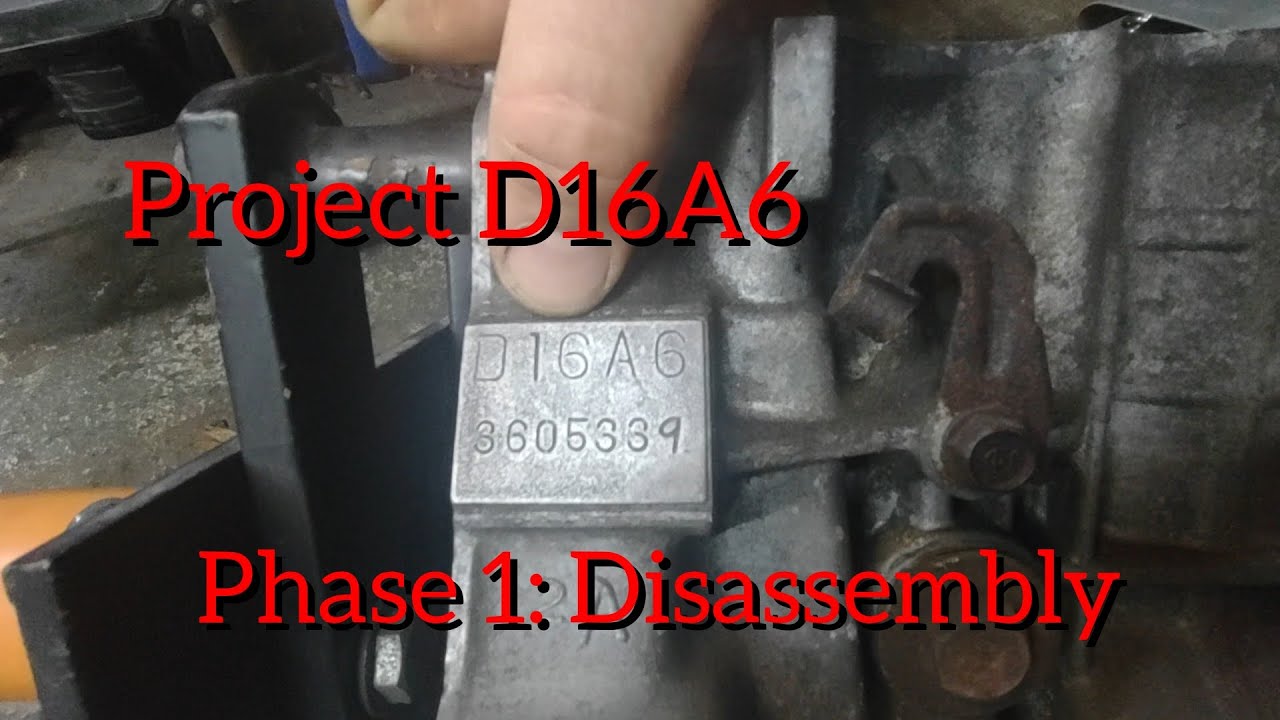 Разборка нижней части Honda D16A6 #d16a6 #hondaengine #hondasi
