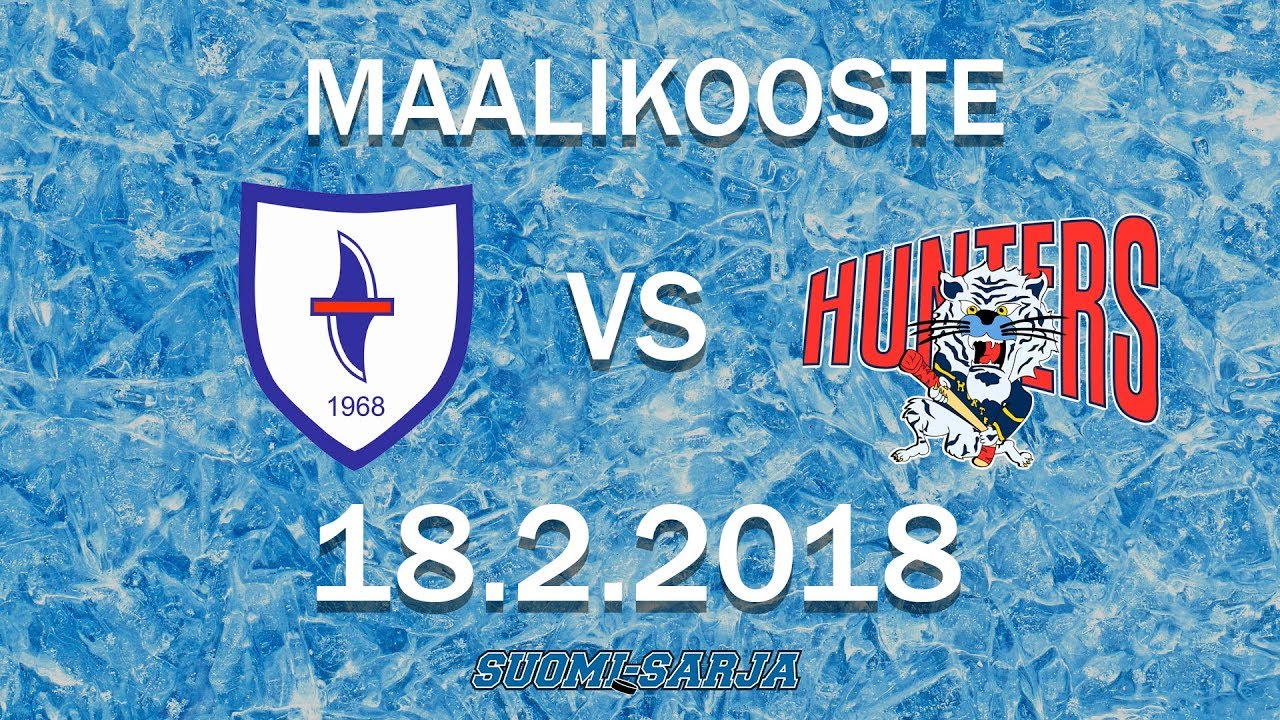 Maalikooste: Hokki–Hunters 18.2.2018
