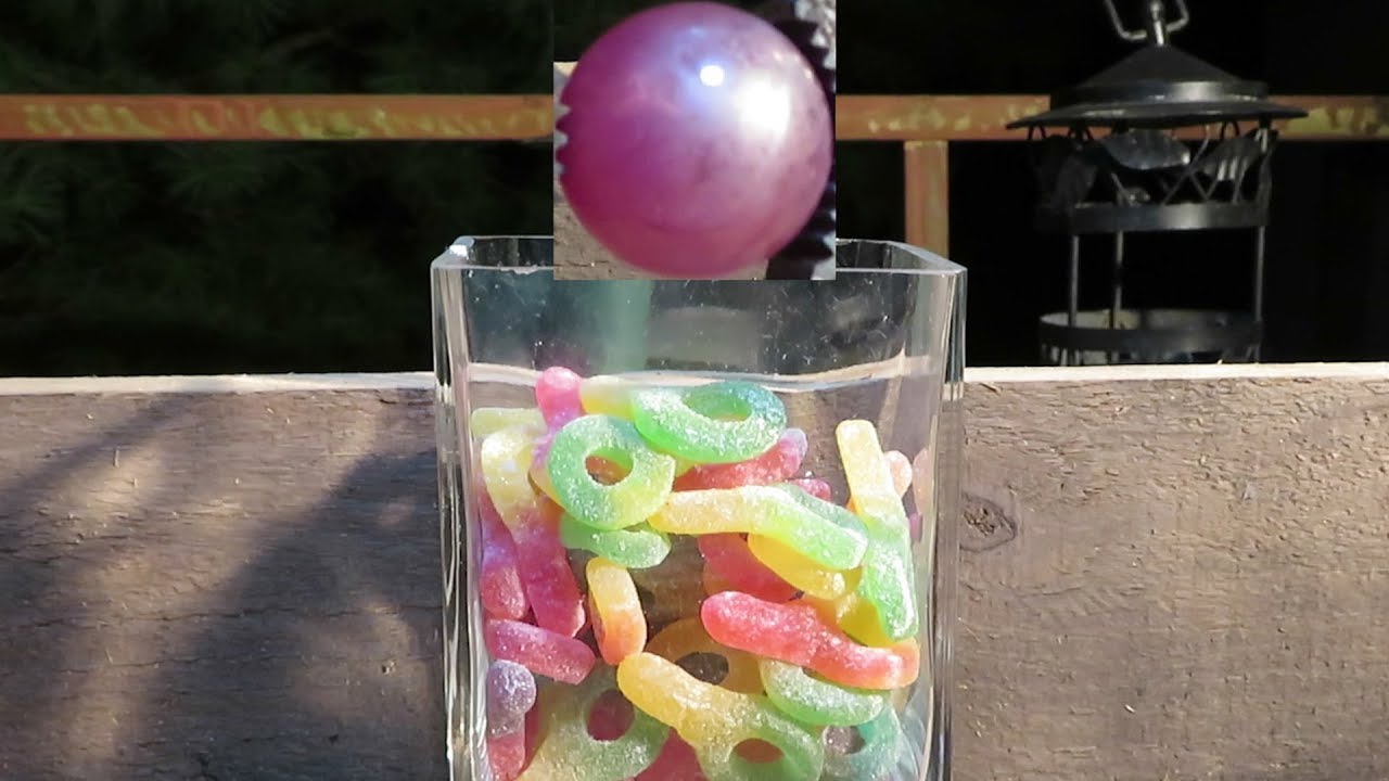 Time Lapse | 1000 Degree Metal Ball VS Sour keys. | Experiment