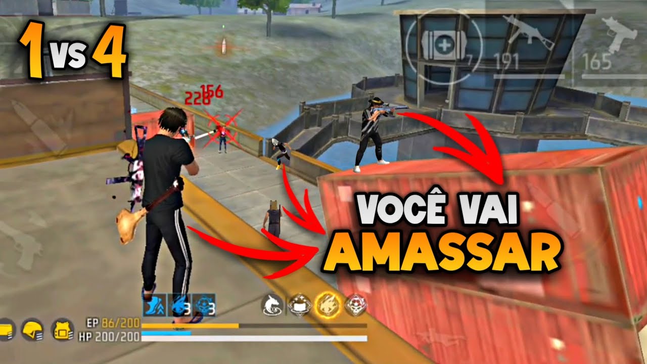 COM ESSAS DICAS VOCÊ VAI AMASSAR GERAL NO SOLO VS SQUAD!! RANQUEADA SOLO VS SQUAD FREE FIRE!!