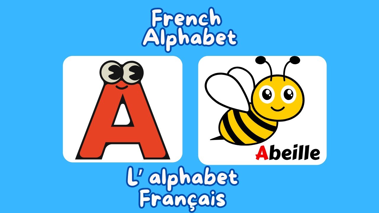 Learn French Alphabet | Apprendre l'alphabet en Français  | 100 mots de Vocabulaire Pour Enfants