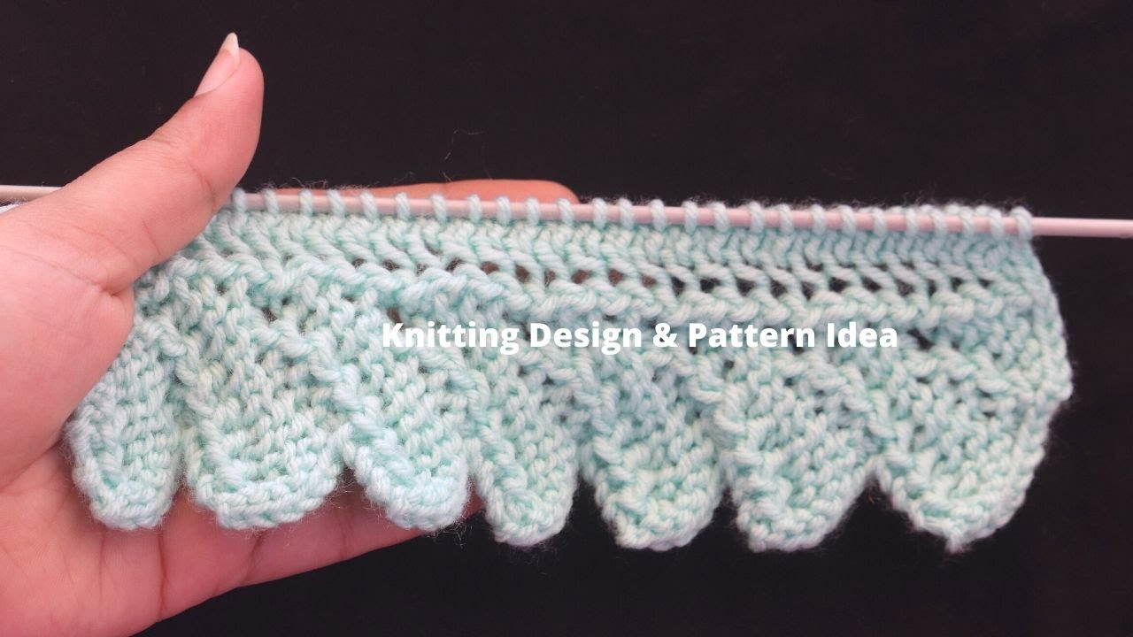 Ladies zig zag sweater border knitting pattern in hindi | Sweater border for Ladies Cardigan.