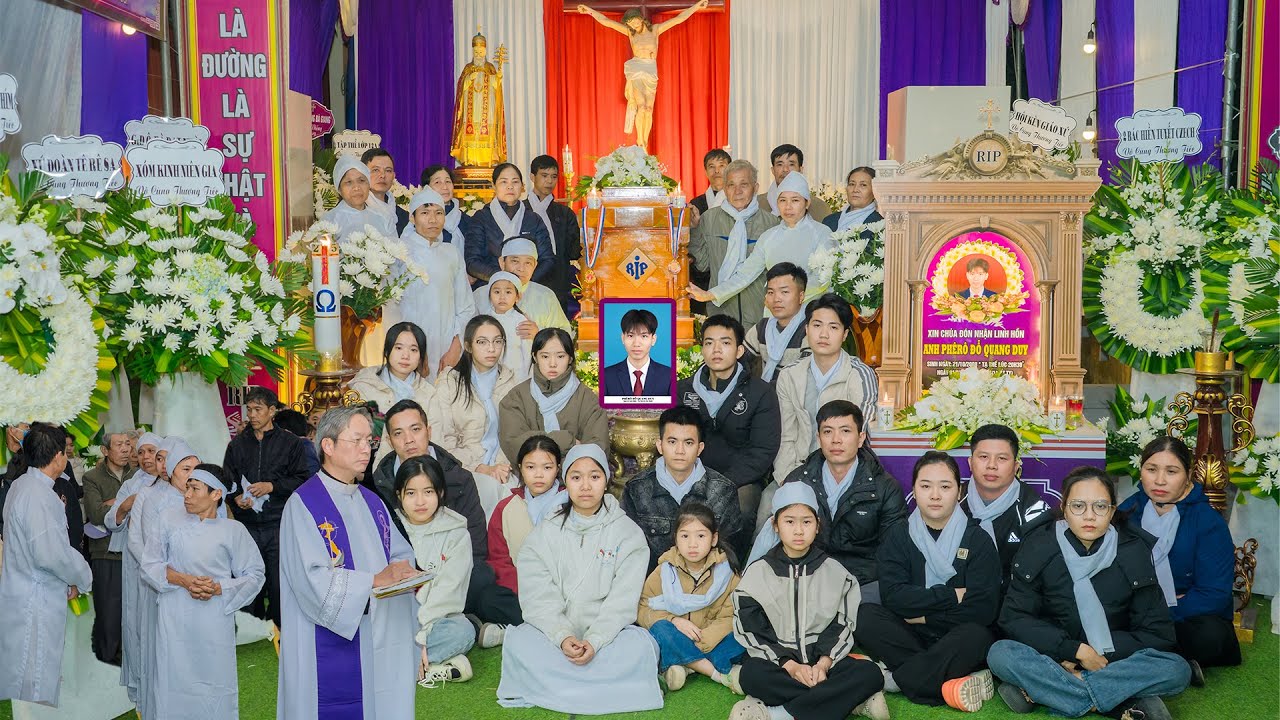 LỄ TANG ANH PHÊRÔ ĐỖ QUANG DUY GIÁO XỨ NGƯỠNG NHÂN  P1