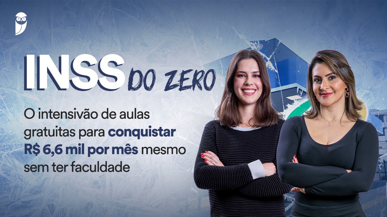 INSS do zero - O intensivão de aulas gratuitas para conquistar R$ 6,6K por mês mesmo sem faculdade