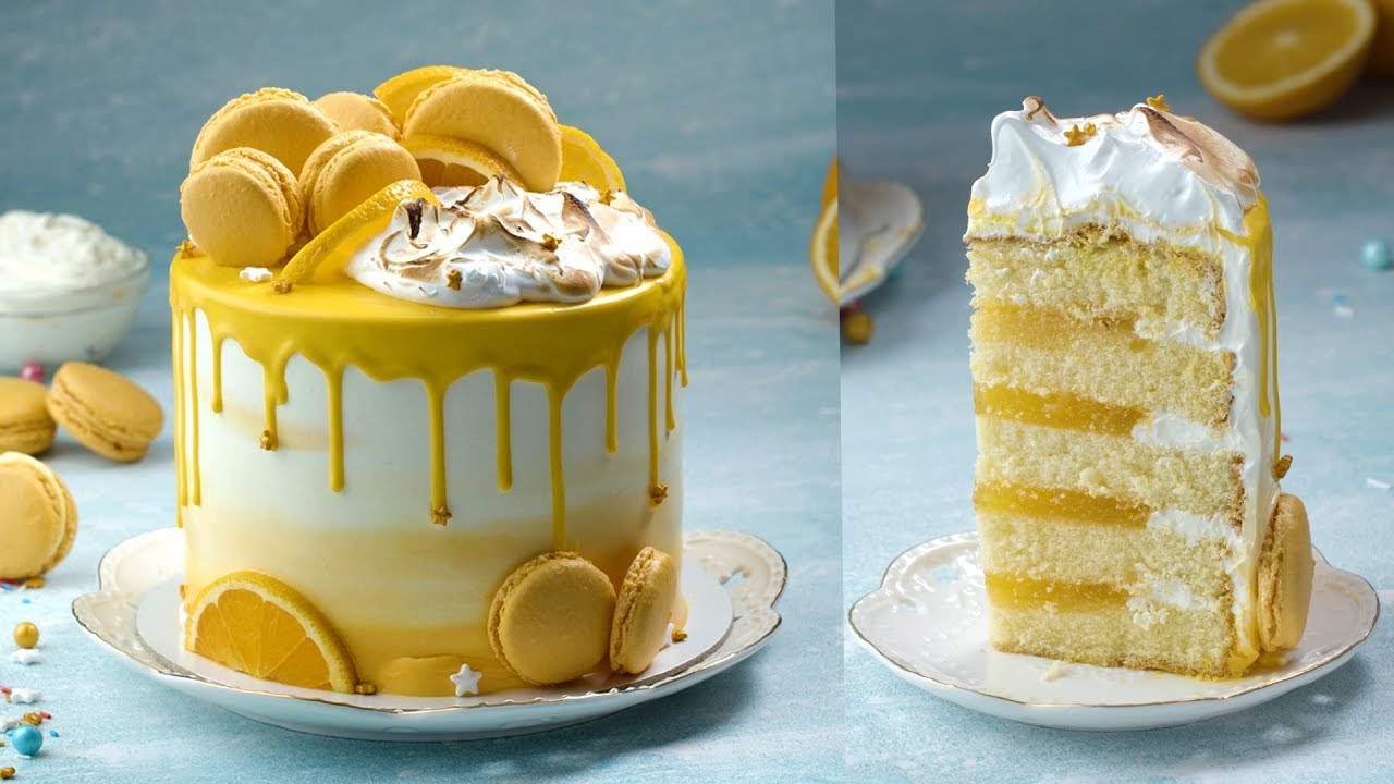 Orange Macaron Cake | Eye - catching Cake Decorating Ideas