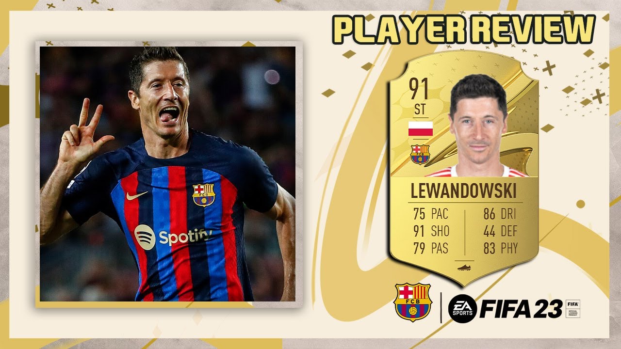 LEWANGOALSKI?? ⚽️ 91 LEWANDOWSKI PLAYER REVIEW! FIFA 23 ULTIMATE TEAM