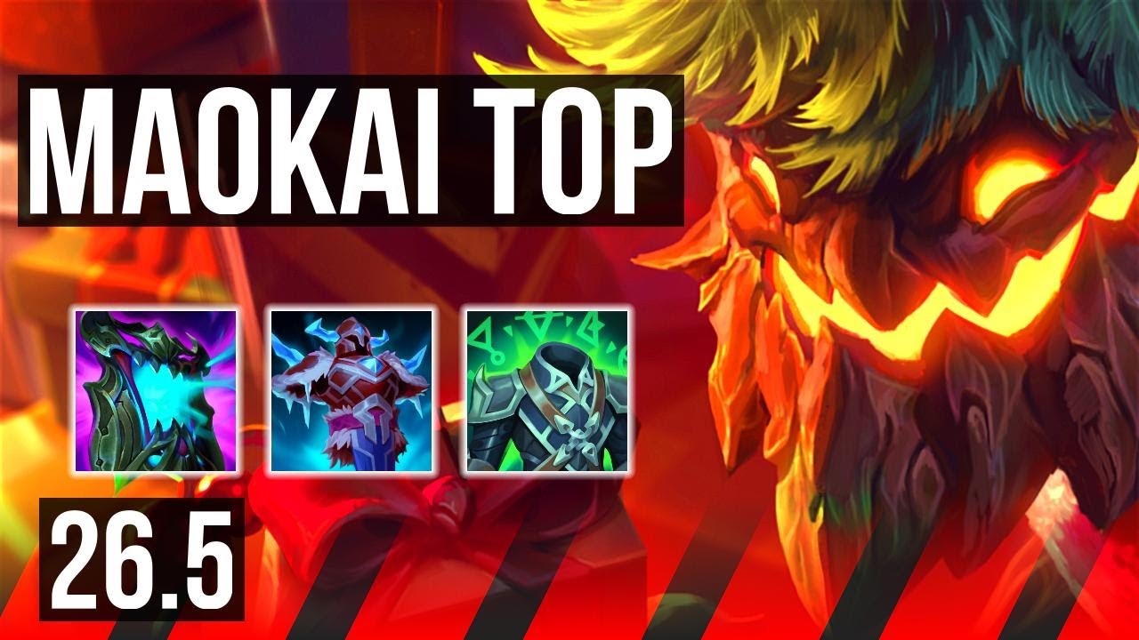 MAOKAI vs GAREN (TOP) | EUW Diamond | 26.5