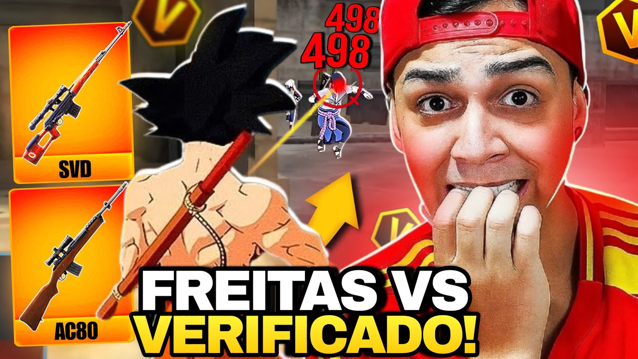 FREITAS VS SQUAD DE VERIFICADO, ELE AMASSOU TODOS VEJAM! FREITAS JOGANDO SOLO VS SQUAD RANQUEADA…