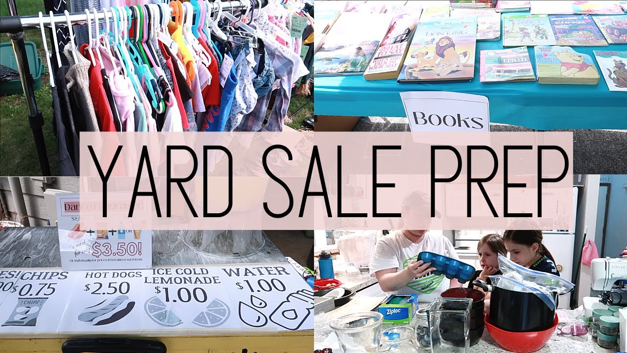 GARAGE SALE PREP | HOW TO HAVE A SUCCESSFUL YARD SALE