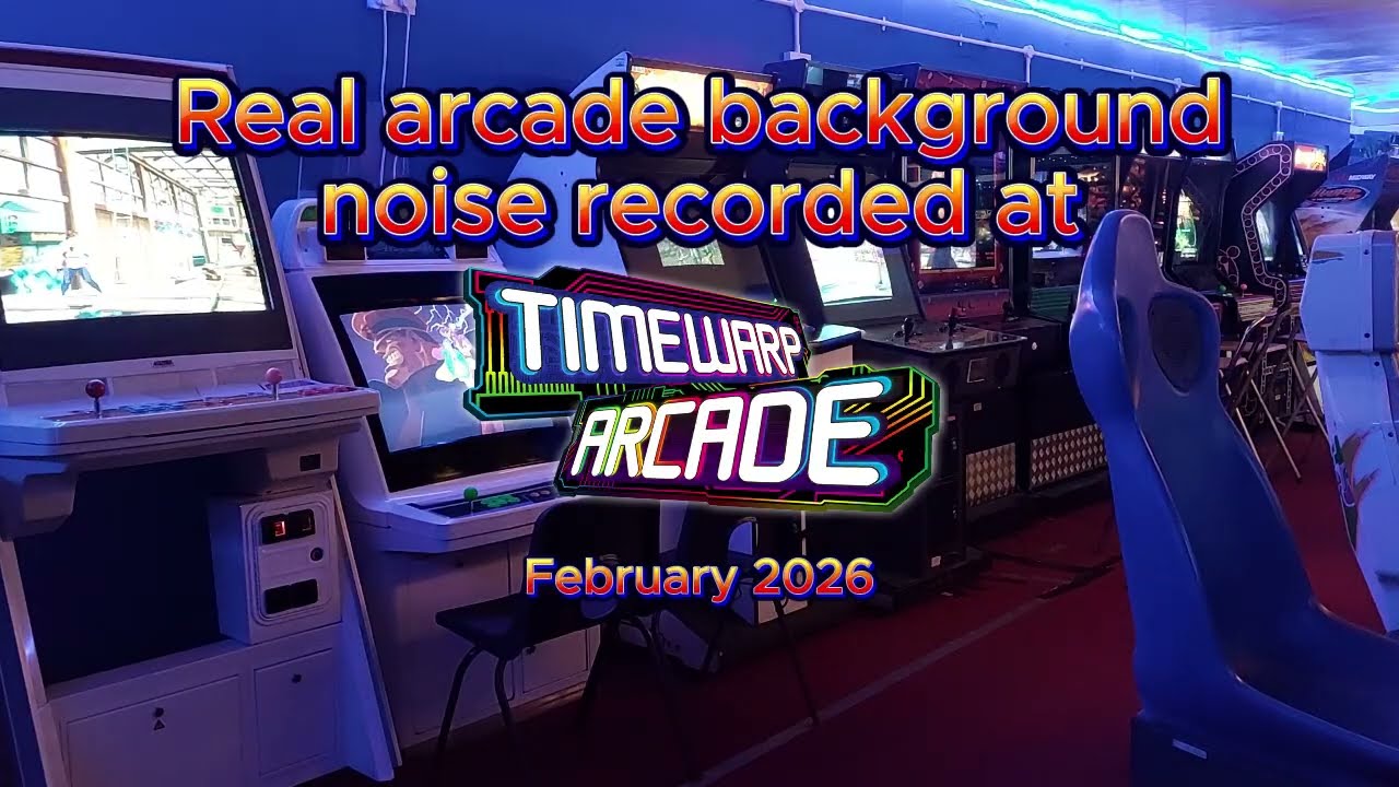 Real arcade background noise. ASMR