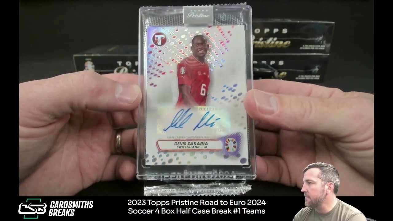 2023 Topps Pristine Road to Euro 2024 Soccer 4 Box Half Case Break #1