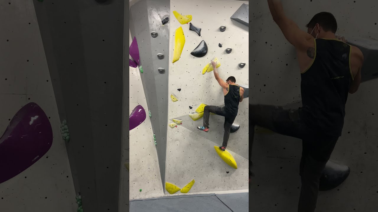 Bouldering at Sputnik Climbing Center